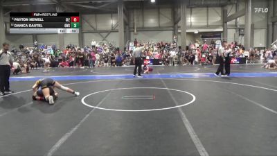 130 lbs Champ. Round 1 - Payton Newell, Clearwater vs Danica Dautel, Goodland Wrestling Club