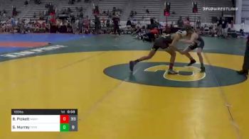 100 lbs Prelims - Brooklyn Pickett, Warhawks Wrestling Inc. vs Sean Murray, Terps Xtreme ES