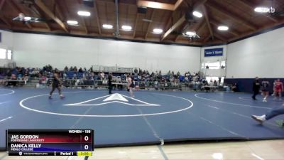 138 lbs Cons. Round 3 - Jas Gordon, Fontbonne University vs Danica Kelly, Menlo College