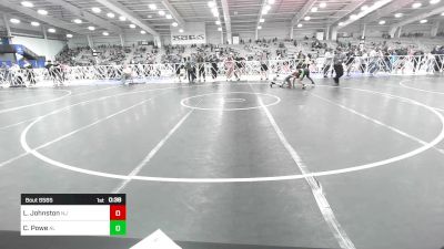 106 lbs Consi Of 16 #1 - Luke Johnston, NJ vs Coreu Powe, AL