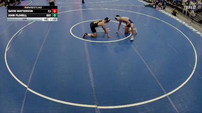 175 lbs Finals (8 Team) - Gavin Watterson, Papillion-La Vista vs John Florell, Kearney