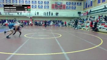 174 lbs Cons. Round 2 - Andres Nicacio, Corban University vs Jansen Kouame, Southwestern Oregon Community College