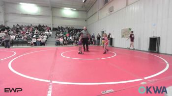 49 lbs Semifinal - Maculey Andrews, Raw Wrestling Club vs Kainen Hunter, Vian Wrestling Club