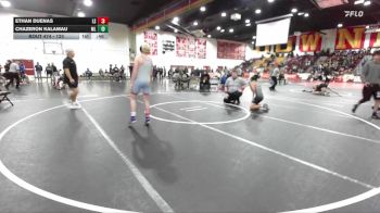 120 lbs Cons. Round 3 - Ethan Duenas, La Serna vs Chazeron Kalamau, MoanaLua