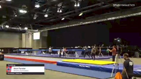 Nick Forster - Tumbling, Dynamic Gymnastics - 2021 USA Gymnastics Championships