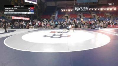 132 lbs Cons. Sub-rd Of 64 - Kendall Wyble, AK vs Carl Shew, IA