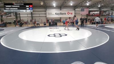 77 kg Cons. Quarters - Jeremy Paradice, Panther Wrestling Club RTC vs Troy Shannon, Noke Wrestling RTC