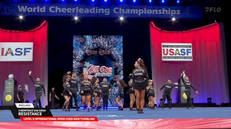 Cheer Force - San Diego - Resistance [2025 L6 International Open Coed Non Tumbling Prelims] 2025 The Cheerleading Worlds