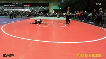 85 lbs Semifinal - Knight Rapoza, Rogue Nation vs Tucker Hoffschneider, BearCave