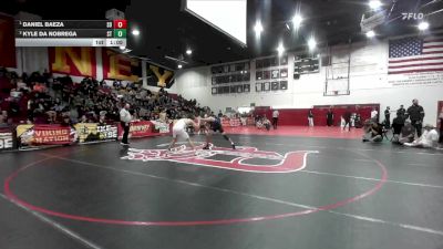 144 lbs 1st Place Match - Daniel Baeza, San Dimas vs Kyle Da Nobrega, South Torrance
