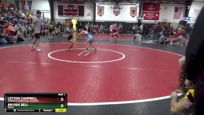 Quarterfinal - Leyton Campbell, Hawkeye Wrestling Academy vs Brysen Bell, WACO