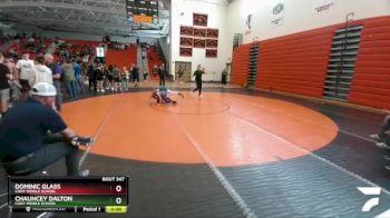 91 lbs 1st Place Match - Chauncey Dalton, Cody Middle School vs Dominic Glass, Cody Middle School