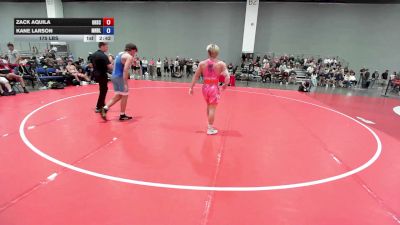 175 lbs Zack Aquila, Ohio Scarlet FS vs Kane Larson, Minnesota Blue