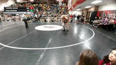 190 lbs Semifinal - Cale Dauwen, Pinedale vs Kannon Grant, Cody