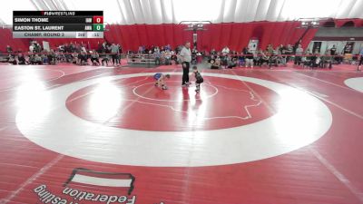 8U True Beginner - 55-56.8 Champ. Round 3 - Owen Morse, Wisconsin vs Kane Rodriguez, Wisconsin