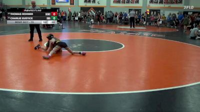 70 lbs Cons. Semi - Charlie Eustice, Hawkeye Wrestling Academy vs Thomas Rohner, Big Game Wrestling Club