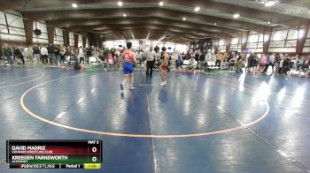 110 lbs Champ. Round 1 - David Madriz, Cougars Wrestling Club vs Kreeden Farnsworth, Altamont