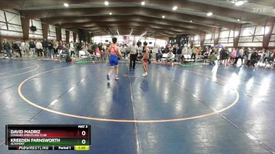 110 lbs Champ. Round 1 - David Madriz, Cougars Wrestling Club vs Kreeden Farnsworth, Altamont