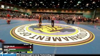 285 lbs Cons. Round 2 - Gabe Johnson, Ponderosa vs Victor Salas, Truckee