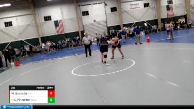 285 lbs Cons. Semi - Cody Pinkerton, Northwest College vs Mario Quezada, William Jewell