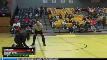 165 lbs Quarterfinal - John Dean, Belmont Abbey vs Connor Smith, Emmanuel