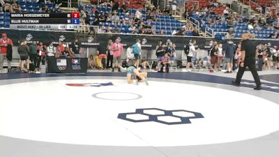 95 lbs Cons. Rd Of 32 - Maria Hoegemeyer, Nebraska vs Ellie Hultman, Wisconsin