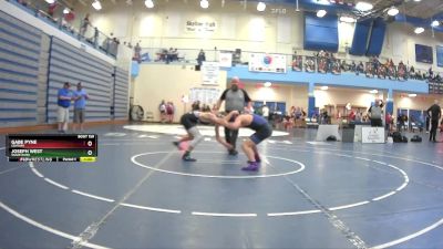 120 lbs Cons. Round 2 - Joseph West, Snake River vs Gabe Pyne, Century