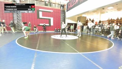 190 lbs Round Of 16 - Ryan Burke, Silver Lake vs Connor Cox, Nashoba