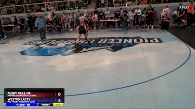84 lbs Semifinal - Avery Mullins, Pioneer Grappling Academy vs Weston Lacey, Mid Valley Wrestling Club