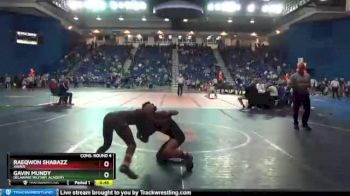106 lbs Cons. Round 4 - Gavin Mundy, Delaware Military Academy vs Raeqwon Shabazz, Xavier