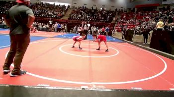 90 lbs Consolation - Pippa McCall, Fort Gibson Youth Wrestling vs Allie McCall, Fort Gibson Youth Wrestling