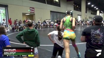 100 lbs Round 1 (6 Team) - Lola Ballard, Patriots WC White vs Doria Hamlet, Feelin Peachy