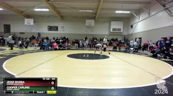 103 lbs Quarterfinal - Jesse Rivera, Sanger Wrestling vs Cooper Carling, Sierra Sabers