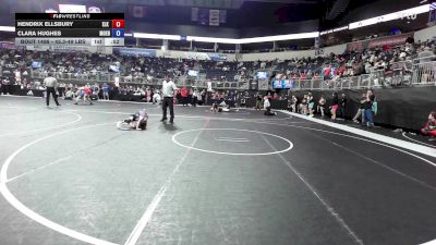 45.3-49 lbs Semifinal - Hendrix Ellsbury, Elk County Wrestling vs Clara Hughes, Moen Wrestling Academy