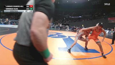 5A Boys 126 lbs Semifinal - Jeremiah Oliva, Crater Boys vs Lorenzo Romero-Hill, Dallas Boys