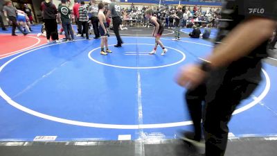 90 lbs Consi Of 8 #2 - Barrett Nail, Hilldale Youth Wrestling Club vs Lincoln Davidson, Dark Cloud Wrestling Club