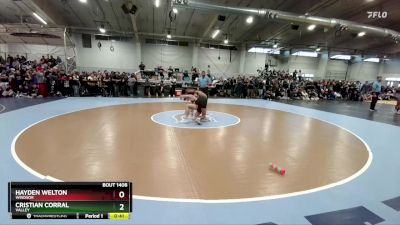 132 lbs Cons. Round 7 - Hayden Welton, Windsor vs Cristian Corral, Valley