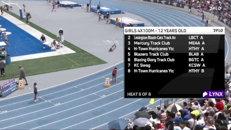Youth Girls' 4x100m Relay Championship, Semi-Finals 6 - Age 12