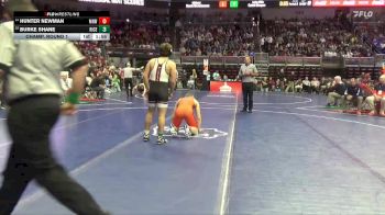 1A-165 lbs Champ. Round 1 - Burke Shane, Riceville vs Hunter Newman, Manson Northwest Webster