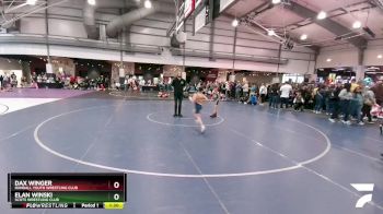 55 lbs Quarterfinal - Dax Winger, Randall Youth Wrestling Club vs Elan Winski, Scots Wrestling Club