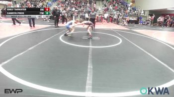 70 lbs Rr Rnd 1 - Emily Tarwater, Eufaula Ironheads Wrestling Club vs Camryn Price, Team Tulsa Wrestling Club