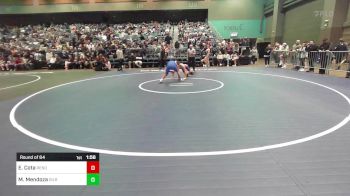 132 lbs Round Of 64 - Ethan Cota, Reno vs Moses Mendoza, Gilroy