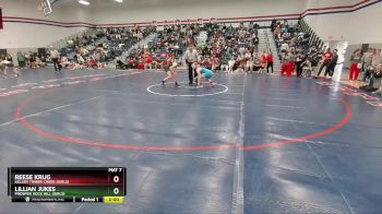 145 lbs Cons. Round 3 - Lillian Jukes, Prosper Rock Hill (Girls) vs Reese Krug, Keller Timber Creek (Girls)