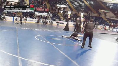 120 lbs 5th Place - Ryan Gill, North Attleborough vs Sean P. MacDonald, Longmeadow