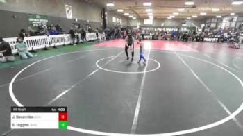 61 lbs Rr Rnd 1 - John-Luke Benavides, Scottsbluff WC vs Strider Diggins, Tnwc