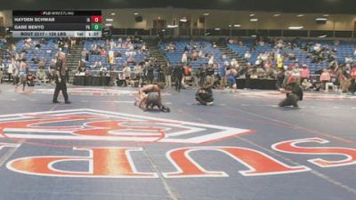 126 lbs Round Of 32 - Hayden Schwab, IA vs Gabe Benyo, PA