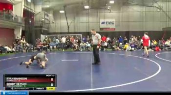 110 lbs Round 5 (6 Team) - Ryan Bahnson, Iowa Black vs Brody Keysor, Montana Maroon