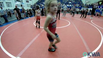 46 lbs Consi Of 8 #1 - Azayla Mitchell, El Reno Wrestling Club vs Ashton Edie, Mustang Bronco Wrestling Club