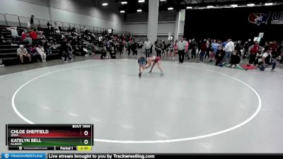 100 lbs Cons. Semi - Chloe Sheffield, Iowa vs Katelyn Bell, Illinois