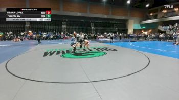 110 lbs Champ. Round 2 - Keana Lopez, North Eugene vs Hazel Hy, Cosumnes Oaks